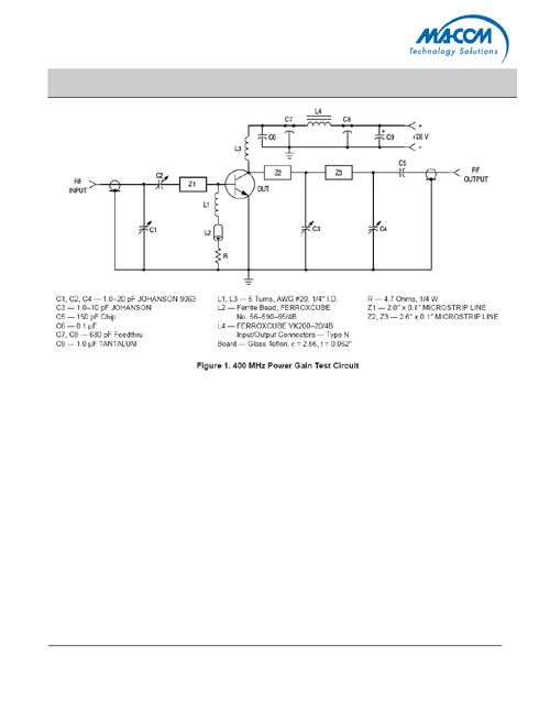 MRF313射頻功率晶體管 技術資料與采購指南